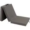 Matelas En Mousse Pliable En 3 Sections 190x70x9 Cm Gris VidaXL