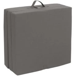 Matelas En Mousse Pliable En 3 Sections 190x70x9 Cm Gris VidaXL 8 Matelas En Mousse Pliable En 3 Sections 190x70x9 Cm Gris VidaXL -Matelas Soldes Boutique 13951861 4