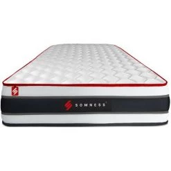 SOMNESS Matelas ENERGY Ressorts Ensachés Et Mémoire De Forme 90x200