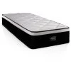 PRESTIGELITERIE Matelas Suite 90x200 Ressorts Ensachés, Mémoire De Forme 5 Zones