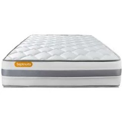 SEPTNUITS Matelas Ressorts Ensachés 90x190 Memo Spring 3 Zones De Confort MAXI épaisseur -Matelas Soldes Boutique 13976145 4