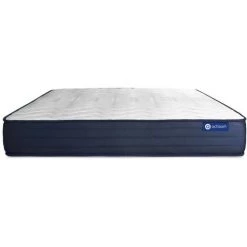 ACTISOM Matelas 160x200 Ressorts Ensachés Et Mémoire De Forme 5zones De Confort