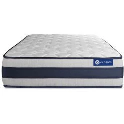 ACTISOM Matelas Ressorts Ensachés Et Mémoire De Forme ACTIFLEX ERGO 90x190 Cm Maxi épaisseur 5zones De Confort