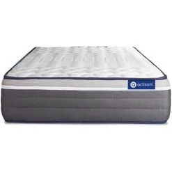 ACTISOM Matelas 90x190 Mémoire De Forme Maxi épaisseur 7zones De Confort
