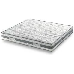NUITS D'OR MemoryDeluxe Matelas 90x190 Mémoire De Forme - Hauteur 21 Cm - Soutien Trés Ferme - Orthopédique