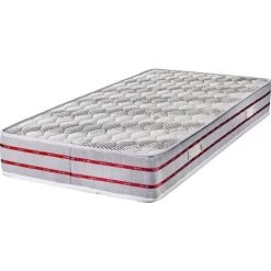 KING OF DREAMS Bamboo Matelas 80x200 Tissu - Trés Ferme + Oreiller à Mémoire De Forme OFFERT Valeur 89 Û