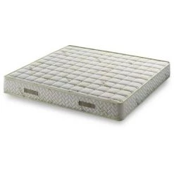 KINGOFDREAMS Bamboo Matelas 160x200 Tissu Bambou Mousse Poli Lattex - 24 Cm - Trés Ferme + Protège Matelas OFFERT