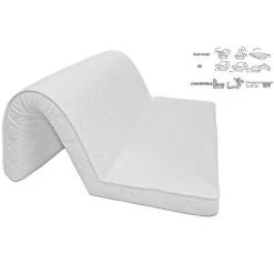 KING OF DREAMS Matelas BZ 160x200 Latex Naturel De Densité 80 Kg/m3 Et Mousse Poli Lattex Indéformable Tissu Strech Trés Résistant - Hauteur 10 Cm - Soutien Ferme - Orthopédique GOLD10