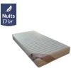 NUITS D'OR Matelas 20 Cm Pour Sommier Electrique Ou Mécanique Soutien Trés Ferme 70x190 Mousse Mémoire De Forme 55 Kg/m3 + Oreiller à Mémoire De Forme OFFERT Valeur 89 Û Up&down Visco