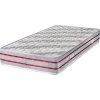 KING OF DREAMS Matelas 80x200 Tissu Bambou Mousse Poli Lattex Indéformable - 24 Cm - Ferme + Protège Matelas OFFERT Maxi Bamboo