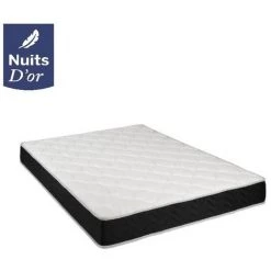 NUITS D'OR Matelas 90X200 Latex 80 Kg/m3 + Aertech 35 Kg/m3 - Hauteur 20 CM - Accueil Moelleux - Soutien Ferme + Protège Matelas OFFERT Nuits De Rve -Matelas Soldes Boutique 14287696 3