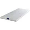 KING OF DREAMS Sur-matelas 4cm 90x200 Mousse à Mémoire De Forme Massante 55Kg/m3 Déhoussable Housse Lavable à 30¡ à L'Aloe Vera 90 200
