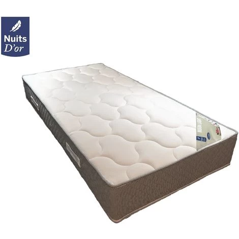NUITS D'OR Lot De 2 Matelas 80x190 Mousse Haute Résilience HR 35 Kg/m3 - Hauteur 24 CM - Soutien Ferme 80 190 Moonlight 3 NUITS D'OR Lot De 2 Matelas 80x190 Mousse Haute Résilience HR 35 Kg/m3 - Hauteur 24 CM - Soutien Ferme 80 190 Moonlight – Image 3