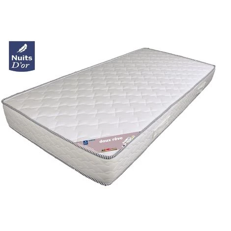 NUITS D'OR Lot De 2 Matelas 90x190 - Hauteur 18 Cm - Soutien Ferme - Mousse Haute Résilence HR 30 Kg/m3 - Orthopédique - Rve Doux 90 190 2 NUITS D'OR Lot De 2 Matelas 90x190 - Hauteur 18 Cm - Soutien Ferme - Mousse Haute Résilence HR 30 Kg/m3 - Orthopédique - Rve Doux 90 190 – Image 2