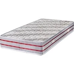KING OF DREAMS Matelas 80x200 Tissu Bambou Mousse Poli Lattex Indéformable - Hauteur 24 Cm - Soutien Trés Ferme - Orthopédique Bamboo 80 200