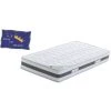 KING OF DREAMS Matelas 70x190 Mémoire De Forme + 23 CM + Poli Lattex Indéformable Trés Ferme + Oreillers Mémoire + Protèges Matelas OFFERTS