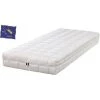 KING OF DREAMS Matelas 21cm 80x200 Avec Latex Naturel Ferme Spécial Sommiers Articulés + Protège Matelas + Oreiller Mémoire De Forme OFFERTS