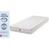 LITERIEJULIEN Matelas 90x200 X 19 Cm Trés Ferme + Oreiller Visco - Déhoussable Housse Lavable - Noyau Poli Lattex HR Derniére Génération - Antibactérien - Anti-acariens