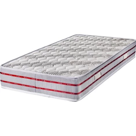 KINGOFDREAMS Matelas 80x200 Tissu Bambou Mousse Poli Lattex Indéformable - Hauteur 24 Cm - Soutien Trés Ferme - Orthopédique Bamboo 80 200 1 KINGOFDREAMS Matelas 80x200 Tissu Bambou Mousse Poli Lattex Indéformable - Hauteur 24 Cm - Soutien Trés Ferme - Orthopédique Bamboo 80 200