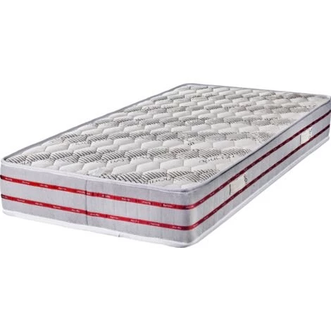 KINGOFDREAMS Matelas 140x190 Tissu Bambou Mousse Poli Lattex Indéformable - Hauteur 24 Cm - Soutien Trés Ferme - Orthopédique Bamboo 140 190 1 KINGOFDREAMS Matelas 140x190 Tissu Bambou Mousse Poli Lattex Indéformable - Hauteur 24 Cm - Soutien Trés Ferme - Orthopédique Bamboo 140 190