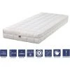 LITERIEJULIEN Matelas Mémoire De Forme 80x200 X 20 Cm Trés Ferme + Oreiller Visco - Déhoussable Housse Lavable - 7 Zones De Confort - Noyau Poli Lattex HR Derniére Génération - Trés Respirant