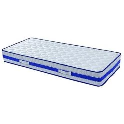 LITERIEJULIEN Matelas Trés Epais 29 Cm 100x200 Trés Ferme + Oreiller Visco - 7 Zones De Confort - Noyau Poli Lattex HR Derniére Génération - Trés Respirant