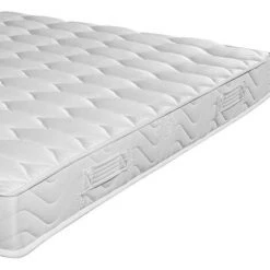 EBAC LITERIE Matelas Montana 140x190 - Mousse - Hauteur 18 Cm - Soutien 3 Zones Confort - Blanc/Ecru/Ivoire -Matelas Soldes Boutique 14371532 3