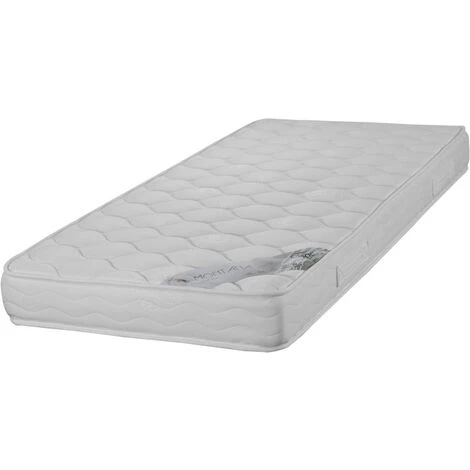 EBAC LITERIE Matelas Montana 90x200 - Mousse - Hauteur 18 Cm - Soutien 3 Zones Confort - Blanc/Ecru/Ivoire 1 EBAC LITERIE Matelas Montana 90x200 - Mousse - Hauteur 18 Cm - Soutien 3 Zones Confort - Blanc/Ecru/Ivoire