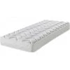 EBAC LITERIE Matelas Melissa 90x190 - Mousse - Hauteur 13 Cm - Soutien 3 Zones Confort - Blanc/Ecru/Ivoire
