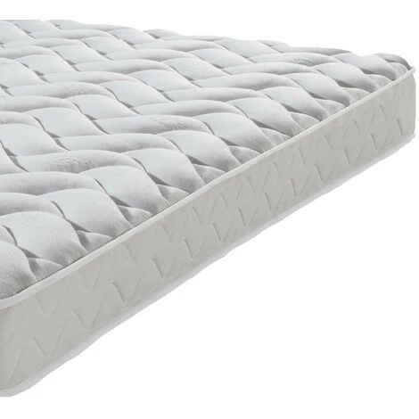 EBAC LITERIE Matelas Melissa 140x190 - Mousse - Hauteur 13 Cm - Soutien 3 Zones Confort - Blanc/Ecru/Ivoire 3 EBAC LITERIE Matelas Melissa 140x190 - Mousse - Hauteur 13 Cm - Soutien 3 Zones Confort - Blanc/Ecru/Ivoire – Image 3