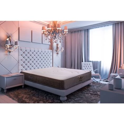 BEZEN Matelas Ergonomique 90x190 à Mémoire De Forme + Mousse Haute Résilience Bellagio Deluxe Total Confort - Blanc 1 BEZEN Matelas Ergonomique 90x190 à Mémoire De Forme + Mousse Haute Résilience Bellagio Deluxe Total Confort - Blanc