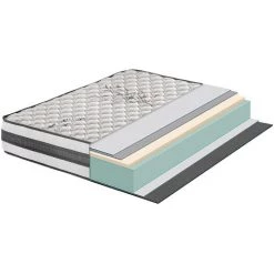 BEZEN Matelas Antistress Carbon Therapy 90x180 à Mémoire De Forme - Athèrmique - Très Ferme - Blanc Et Noir 9 BEZEN Matelas Antistress Carbon Therapy 90x180 à Mémoire De Forme - Athèrmique - Très Ferme - Blanc Et Noir -Matelas Soldes Boutique 14831801 5