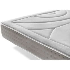 BEZEN Matelas Relax Ergonomique Effet Nuage 90X190 à Mémoire De Forme - 24 Cm - Soutien Ferme - Beige Et Gris -Matelas Soldes Boutique 14831993 3
