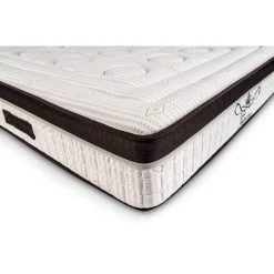 BEZEN Matelas Extradoux 7 Zones 140X190 à Mémoire De Forme 24 Cm - Toscana - équilibré - Literie Confort - Beige Et Marron -Matelas Soldes Boutique 14832010 4