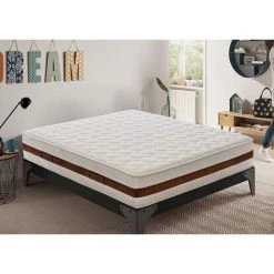 ILOVESLEEP Matelas 90x200 à Mémoire De Forme Ergothérapie 29 Cm épaisseur Avec 5 Cm De Mémoire Modèle Premium