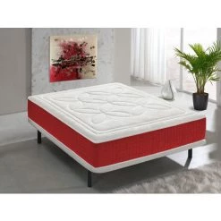 ILOVESLEEP Matelas 80x200 à Mémoire De Forme Ergothérapie 25 Cm épaisseur Avec 5 Cm De Mémoire Modèle Prestige