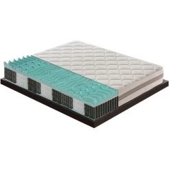 ILOVESLEEP Matelas 90x190 à Ressorts Ensachés - Mémoire De Forme - Avec 9 Zones Différentes -Matelas Soldes Boutique 15142642 3