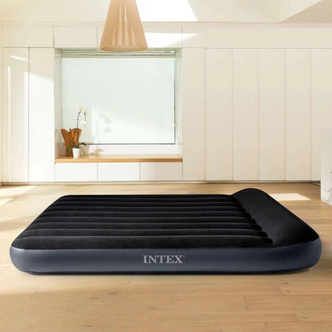 Matelas Gonflable électrique Intex Pillow Rest Fiber Tech 2 Places XL 203 X 152 Cm 4 Matelas Gonflable électrique Intex Pillow Rest Fiber Tech 2 Places XL 203 X 152 Cm â Image 4