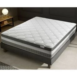 Matelas Mémoire De Forme 180x200 Confort Royal Hbedding - 7 Zones De Confort + Mousse Mémoire Adaptative - épaisseur 30cm - Blanc -Matelas Soldes Boutique 15370791 3