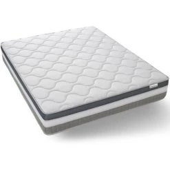 Matelas Mémoire De Forme 180x200 Confort Royal Hbedding - 7 Zones De Confort + Mousse Mémoire Adaptative - épaisseur 30cm - Blanc -Matelas Soldes Boutique 15370791 5