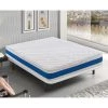 ILOVESLEEP Matelas 90x190 "H2"en Mousse à 7 Zones Différenciées 20 Cm Poids Maximum 100 Kg Par Carré