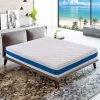 ILOVESLEEP Matelas 90x190 "H3"en Mousse à 7 Zones Différenciées 20 Cm Poids Maximum 110 Kg Par Carré