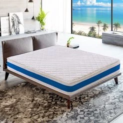 ILOVESLEEP Matelas 90x190 "H3"en Mousse à 7 Zones Différenciées 20 Cm Poids Maximum 110 Kg Par Carré