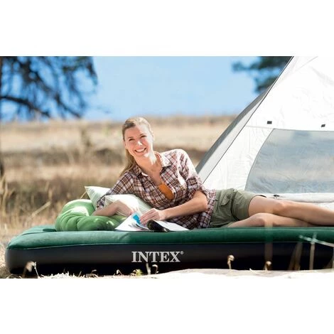 Matelas Gonflable Intex Downy Prestige 1 Personne + Gonfleur à Piles 4 Matelas Gonflable Intex Downy Prestige 1 Personne + Gonfleur à Piles – Image 4