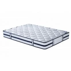 MEUBLETMOI Matelas 90 X 190 Haute Qualité - Belles Nuits - Blanc
