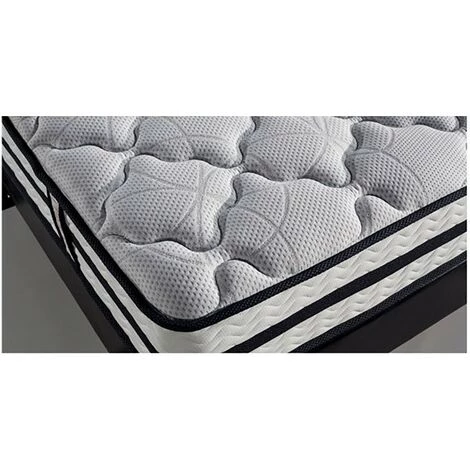 MEUBLETMOI Matelas 120 X 190 Haute Qualité - Belles Nuits - Blanc 3 MEUBLETMOI Matelas 120 X 190 Haute Qualité - Belles Nuits - Blanc – Image 3