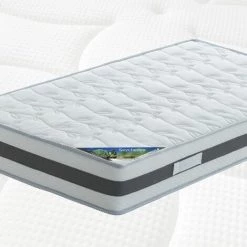 ALTOBUY SEYCHELLES - Matelas Mémoire De Forme 130x190cm Epaisseur 21cm - Blanc