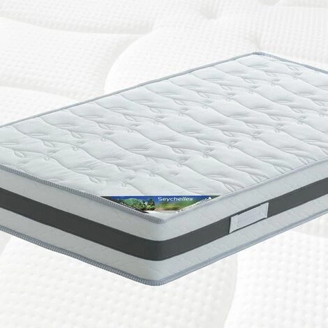 ALTOBUY SEYCHELLES - Matelas Mémoire De Forme 130x190cm Epaisseur 21cm - Blanc 1 ALTOBUY SEYCHELLES - Matelas Mémoire De Forme 130x190cm Epaisseur 21cm - Blanc