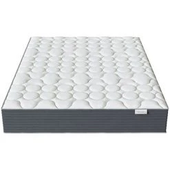 Matelas Ressorts Ensachés 160x200 Spring Plus Hbedding - Mousse à Mémoire De Forme Et Ressorts Ensachés. - Blanc