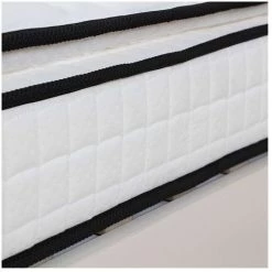 SOFAREVA Matelas Buckingham Empereur | Sur-matelas Integre | 7 Zones | 60x120cm | Epaisseur 22cm | Mousse Memoire De Forme | - GRIS -Matelas Soldes Boutique 18126094 4